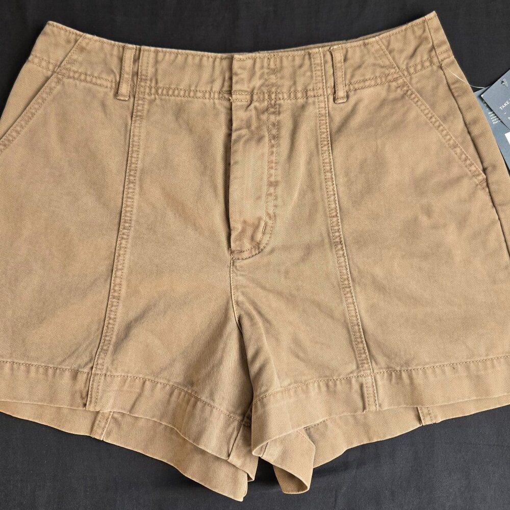 Universal Thread Women’s High-Rise Trouser Shorts – Brown, Size 6, NWT